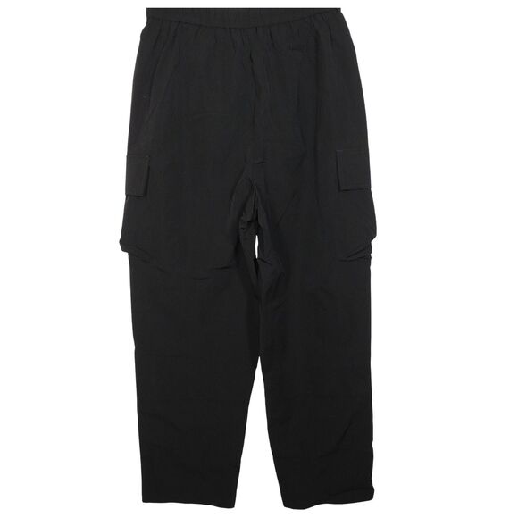 Halara Black Lightweight Nylon Blend High Waist Pull On Crop Cargo Pants Size XS - Picture 5 of 13